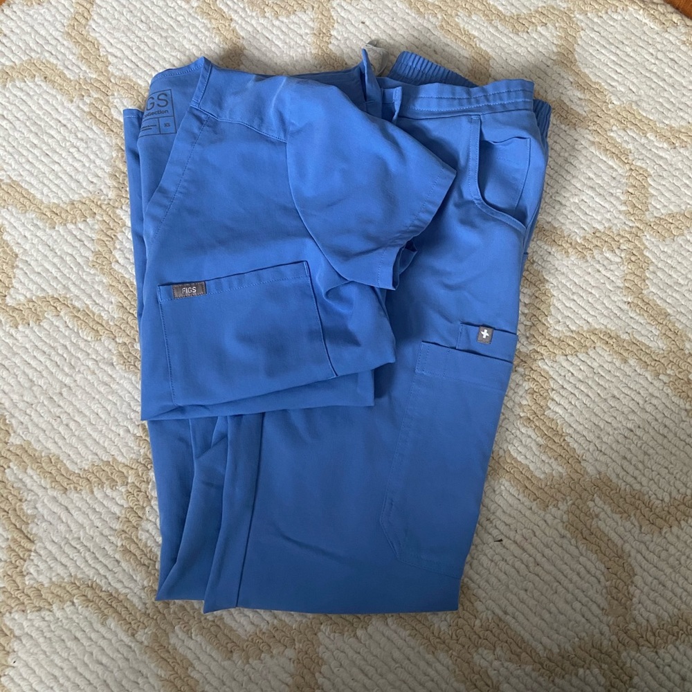 Figs Scrub Ceil Blue Set